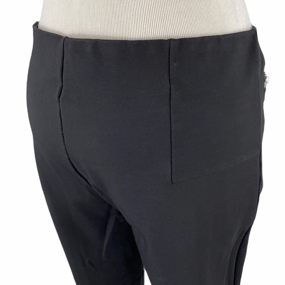 Zara Basic Black Zipper Detail Knit Leggings - Picture 10 of 16